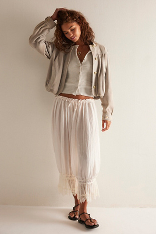 Forever Young Bloomer Pants by Intimately at Free People in Celdon Green, Size: Medium