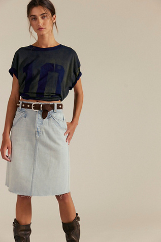We The Free Suzy Denim Midi Skirt