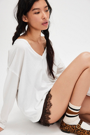 We The Free Nina V-Neck Long-Sleeve Tee