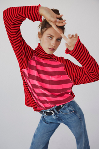 We The Free Punk Playful Tee at Free People in Pink, Size: M