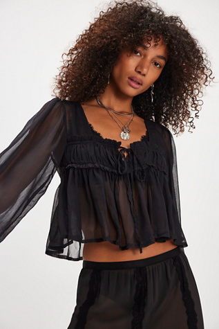 Free People Out Of buy Town Blouse In Black Size XS