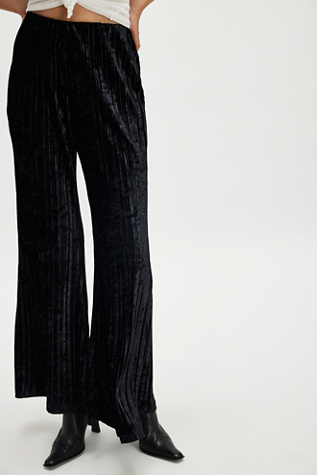 Star Sign Velvet Pants at Free People in Black, Size: XS