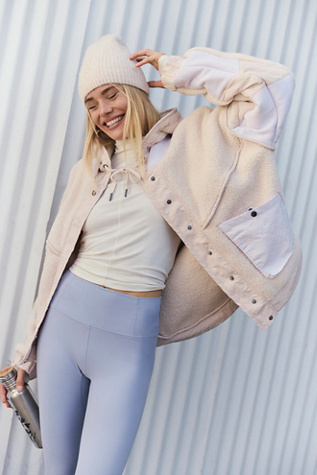 Mountain High Fleece Hoodie by FP Movement at Free People, Cashmere Combo, M