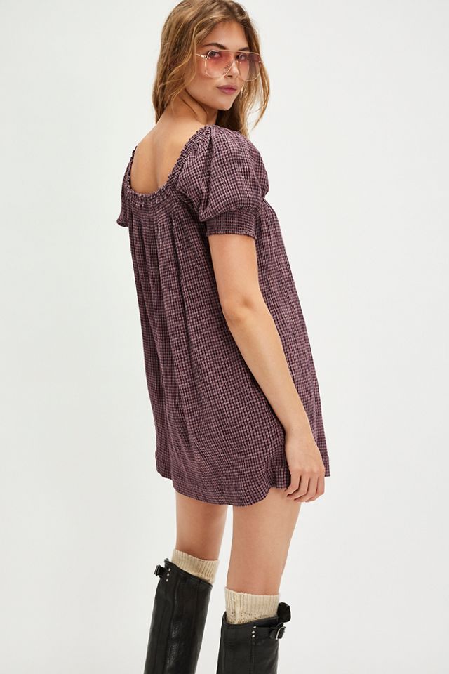 Mila Plaid Mini Dress #1