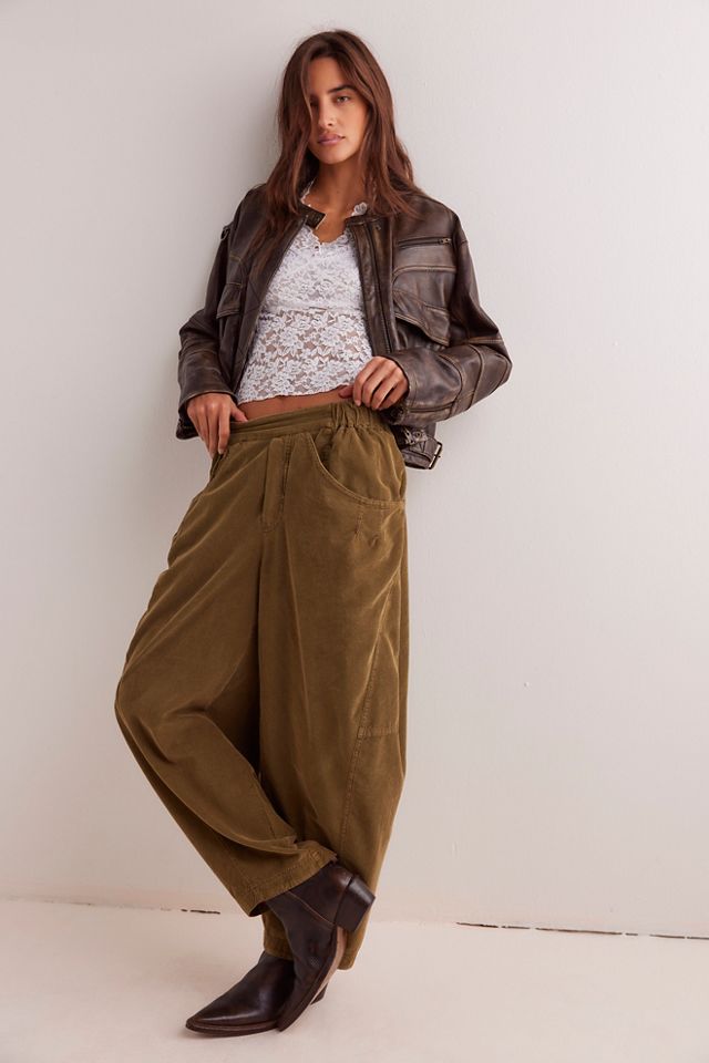 High Road Pull-On Barrel Cord Pants | Free People