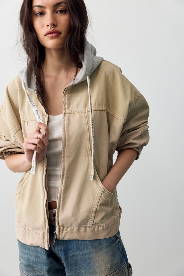 We The Free Iggy Hooded Denim Jacket #2