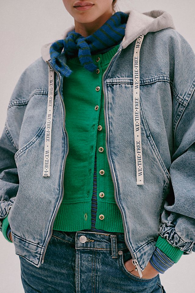 We The Free Iggy Hooded Denim Jacket | Free People We The Free Iggy Hooded Denim Jacket | Free People