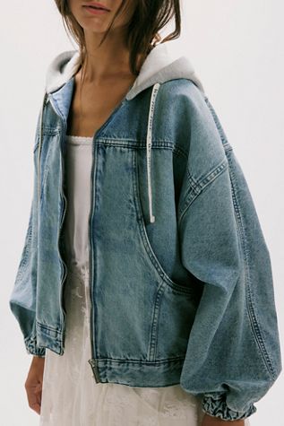We The Free Knotted Denim Jacket | Free People