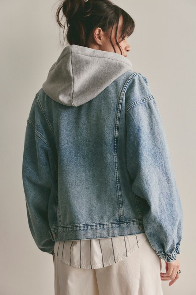 We The Free Iggy Hooded Denim Jacket #10