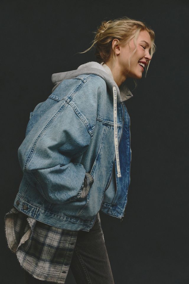 We The Free Iggy Hooded Denim Jacket #1
