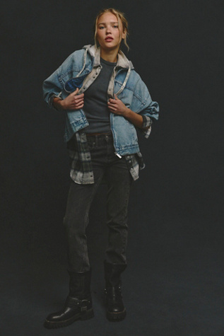 We The Free Iggy Hooded Denim Jacket