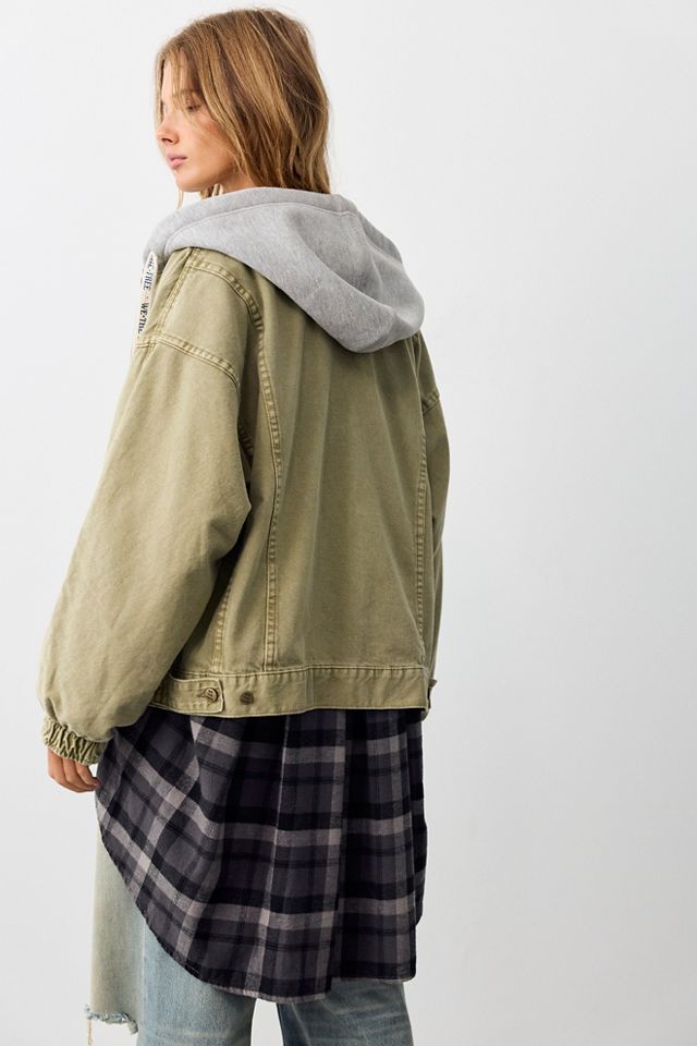 We The Free Iggy Hooded Denim Jacket #1