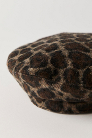 Penny Leopard Beret