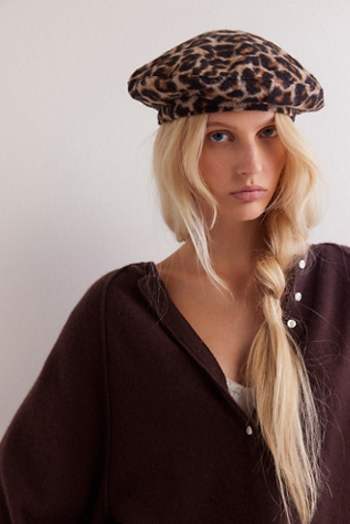 Penny Leopard Beret