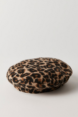 Penny Leopard Beret