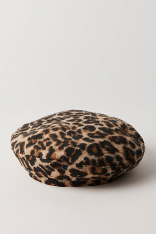 Penny Leopard Beret