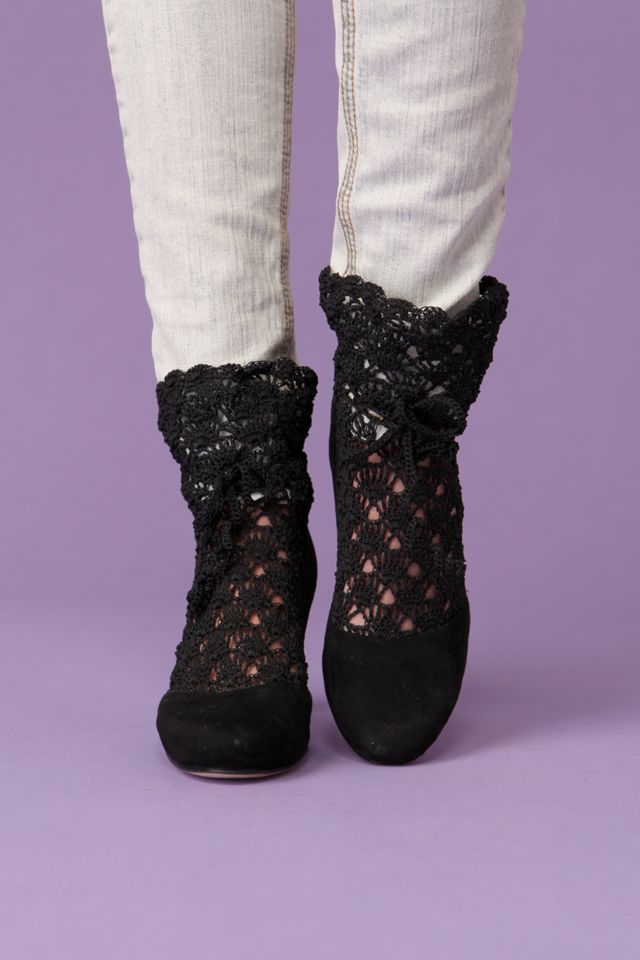 Crochet Ankle Bootie #1