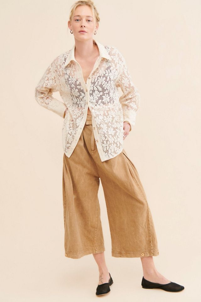 In Your Dreams Lace Buttondown #3