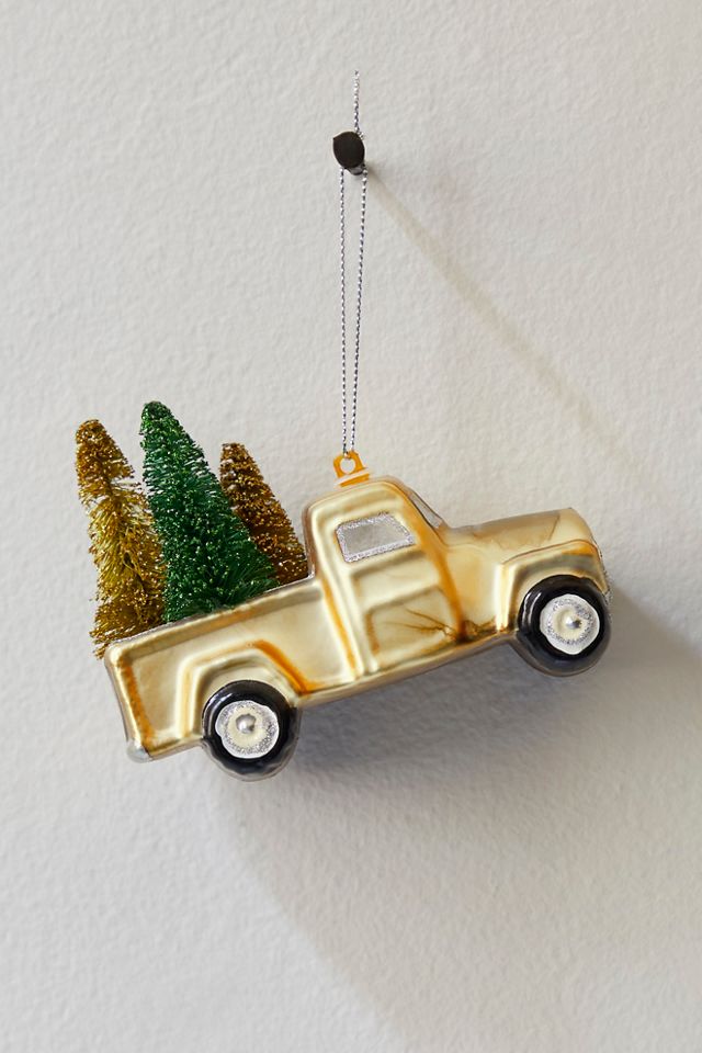 Pick Up Truck With Trees Ornament #1