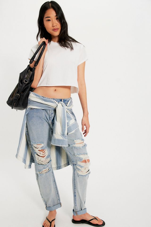 OneTeaspoon Messed Up Saints Boyfriend Jeans #3