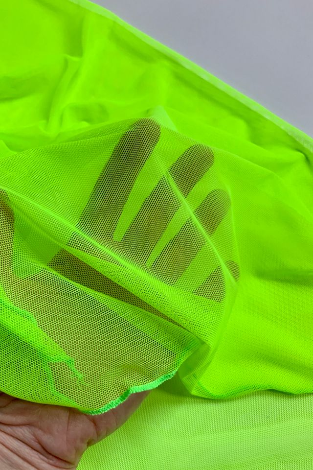 Vintage 1990s Neon Mesh Beach Skirt Selected by SharpLilTeeth #2