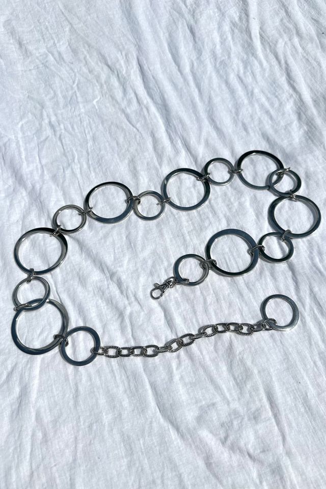 Vintage Metal O Ring Chain Belt Selected by Grievous Angel Vintage Free People