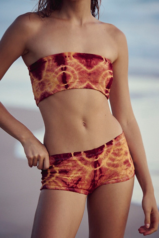 free-est Dixie Printed Swim Shortie - thumbnail 6