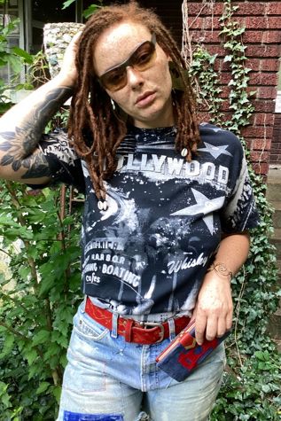 Vintage 1990s All Over Hollywood Sunset Strip Tee Selected by Cherry