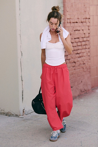 Game Day Pants by FP Movement at Free People, Cherry Crush, S