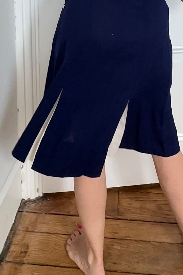 Vintage Belted Blue and White Dress with Star Details Selected by KA.TL.AK #2