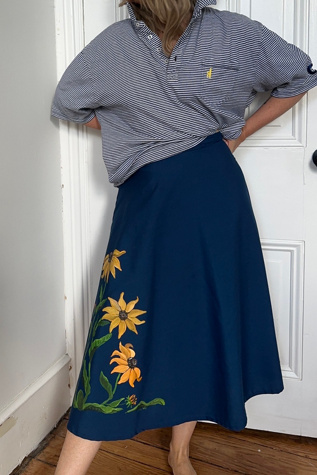 kaval 別注　wrap gather skirt kaval 別注 wrap gather skirt