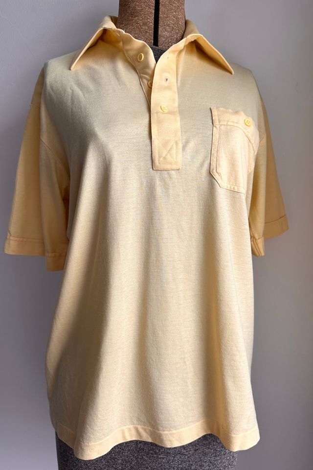 Vintage Yellow Golf Shirt Selected by KA.TL.AK #1