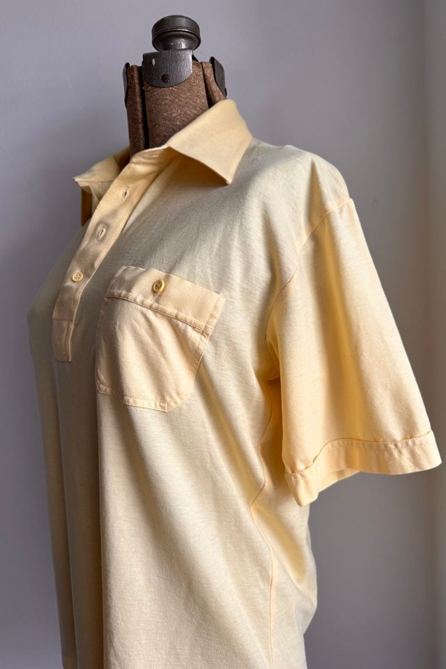 Vintage Yellow Golf Shirt Selected by KA.TL.AK #3