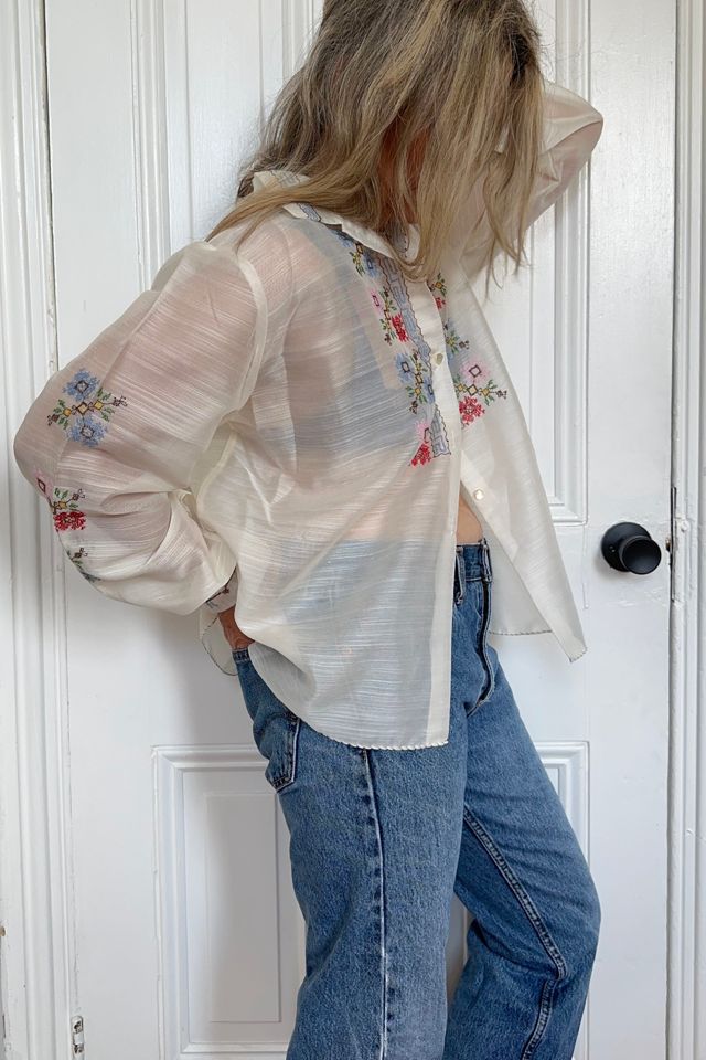 Vintage Handmade Embroidered Blouse Selected by KA.TL.AK #1