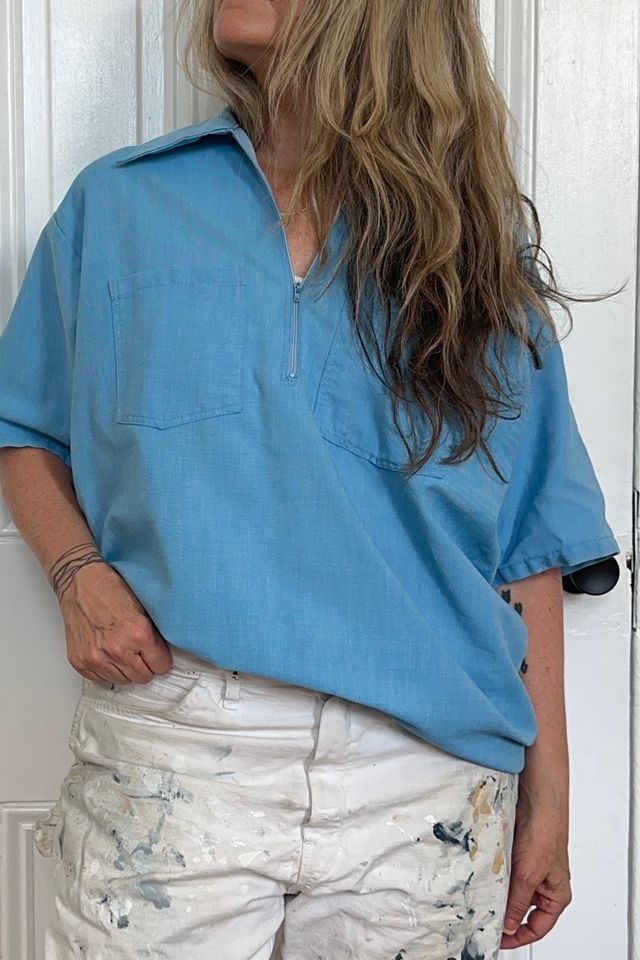 Vintage Ben Davis Blue Shirt Selected by KA.TL.AK #3