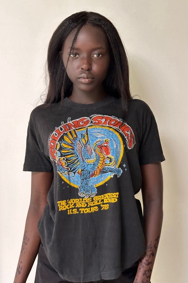 Vintage 1970's Rolling Stones US Tour Rock T-Shirt Selected By Afterlife Boutique #3