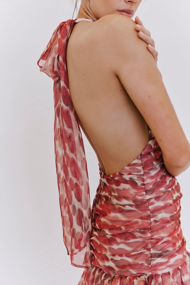 Bardot Mave Halter Neck Mini Dress #2