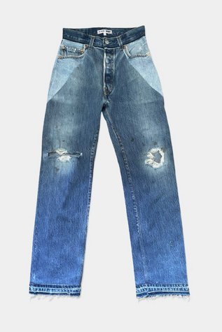 1980s Reworked Patchwork Denim Jeans Selected By Ritual