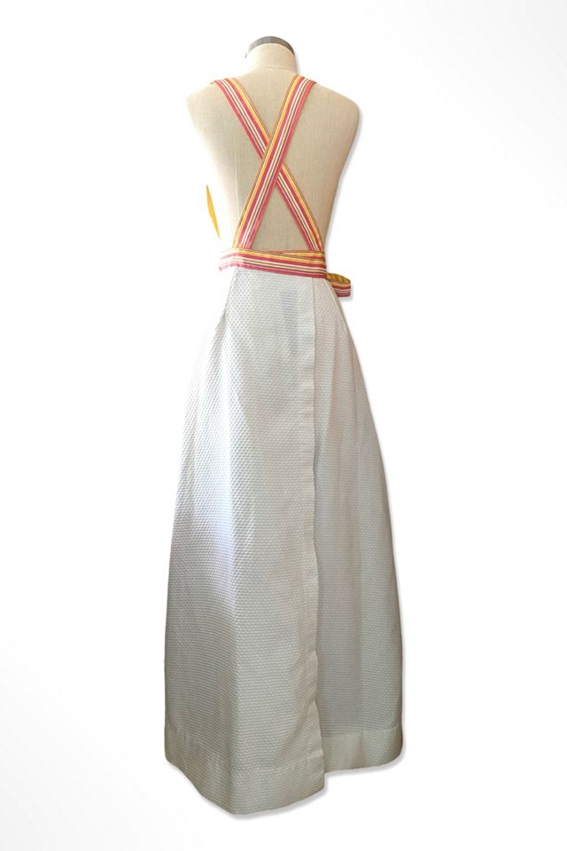 1960s Cotton Seashell Apron Maxi Dress Selected By Ritual Vintage #2