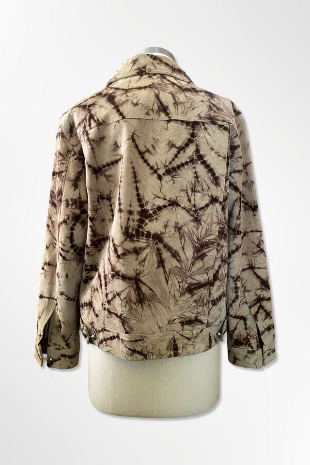 1990s Tie Dye Suede Jacket Selected By Ritual Vintage #3
