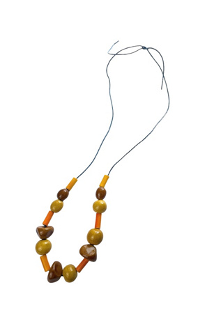 Vintage Ceramic Bead Necklace Selected By Ankh By Racquel