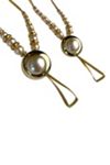Vintage Gold and Pearl Beaded Anklet Set Selected By Ankh By Racquel Vintage