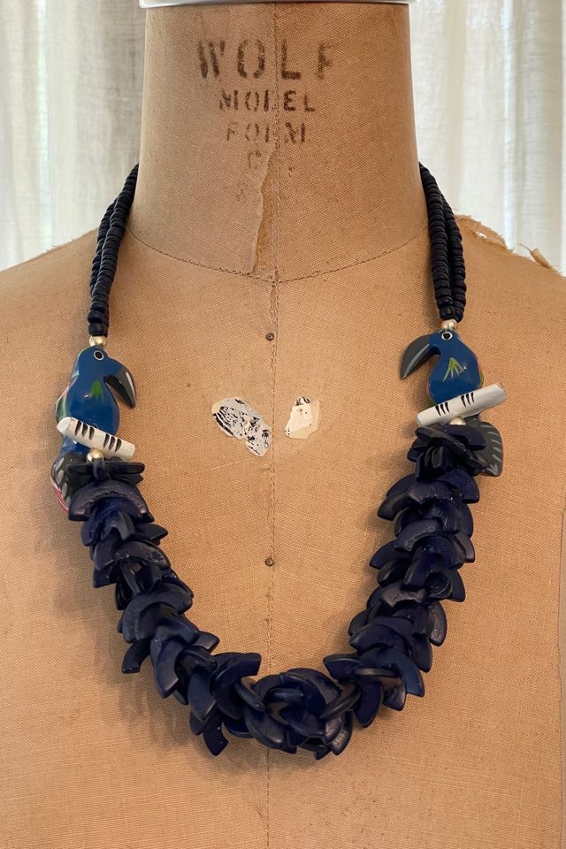 Vintage Parrot Necklace and Earrings Selected by FernMercantile #2