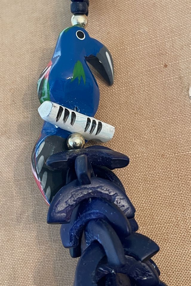 Vintage Parrot Necklace and Earrings Selected by FernMercantile #3