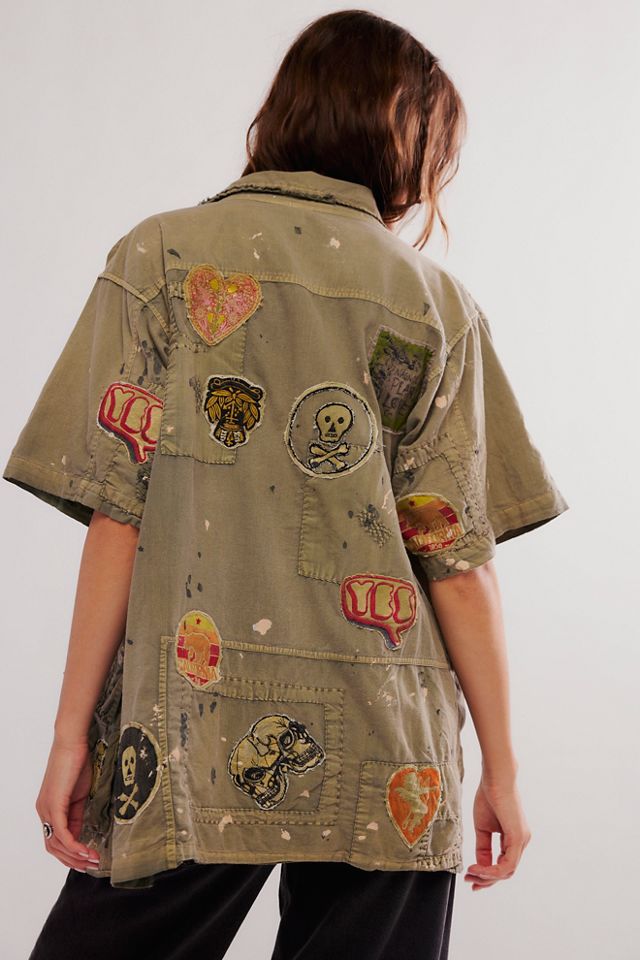 Veste Rapiécée Peace Magnolia Pearl #1