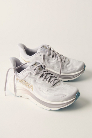 Женские кроссовки HOKA Clifton 10, цвет: Пепельный серый / Серый — фото 2