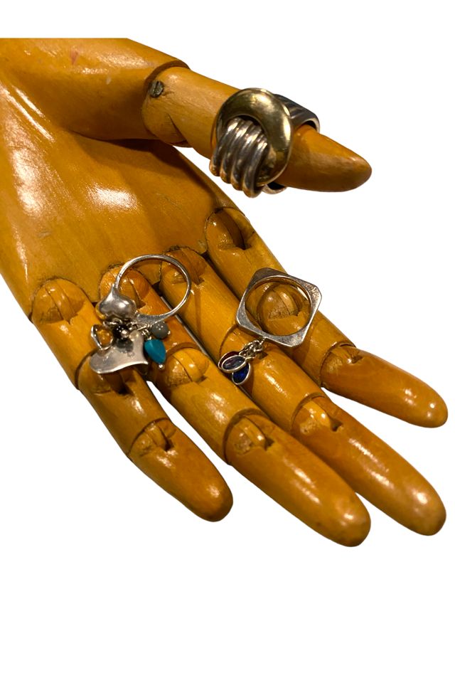 Vintage 1990s Dangle Hearts Ring Selected by BusyLady Baca & The Goods #2