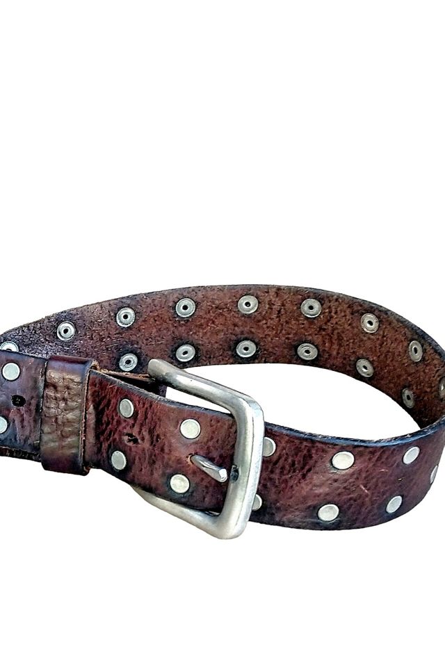 Vintage Matte Metal Stud Belt Selected by Garbage Soup #1