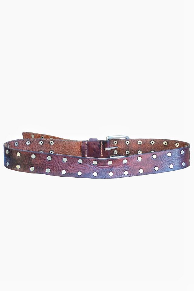 Vintage Matte Metal Stud Belt Selected by Garbage Soup #3