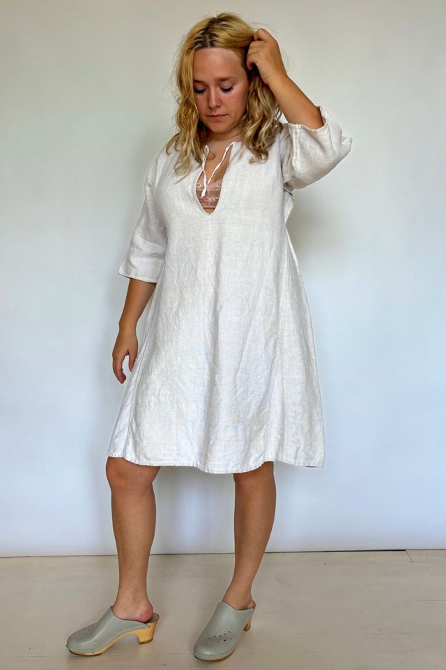 Vintage French Linen Dress Selected by Atlantic vintage #1